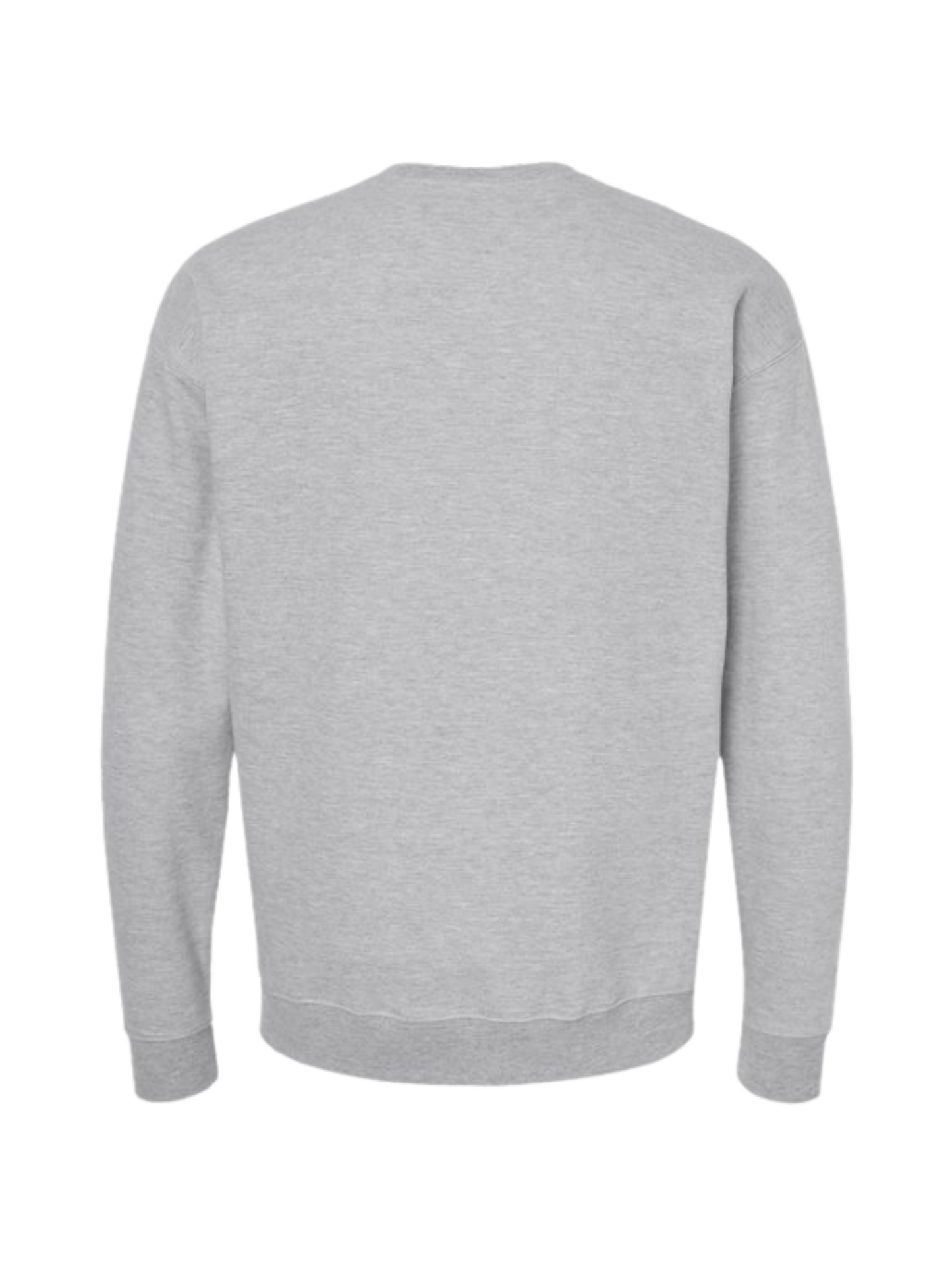 Grey Crewneck wit Navy Script